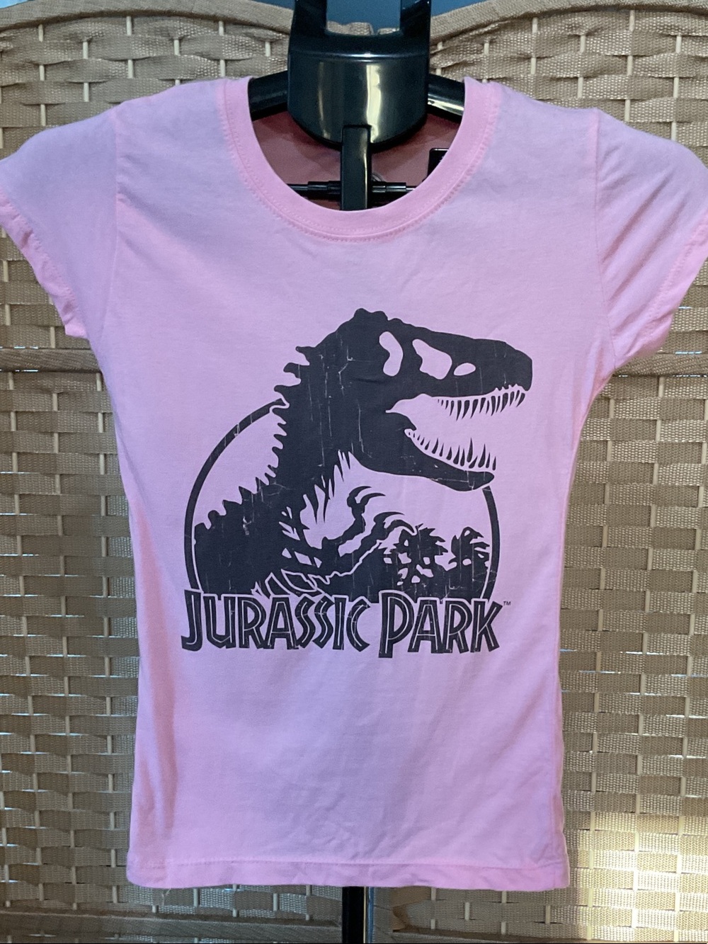 Jurassic Park Girls' Pink Graphic Tee